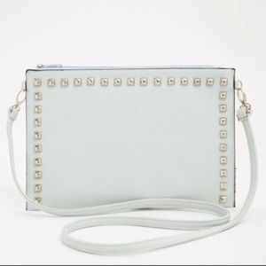 Torrid Mint Studded Faux Leather Clutch
